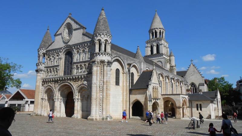 Historic architecture in Poitiers